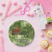 Vlinder, Memorial Service Papier Borden Papieren Bordje (Feest)