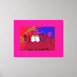 Vlinder Mensen Canvas Afdruk