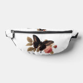 Vlinder met bloemen Fanny Pack Print Bag Heuptasje (Liggend)