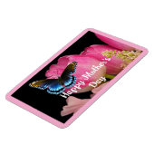 Vlinder met bloemen Fotomagneet Magneet (Linkerzijde)