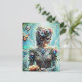 Vlinder met Fairy Tapestry Briefkaart (Staand voorkant)