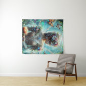 Vlinder met Fairy Tapestry Wandkleed (In Situ (horizontaal))