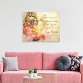 vlinder met groei in Grace Bible Verse Canvas Afdruk (Insitu (Woonkamer))