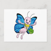 Vlinder met handtas briefkaart (Voorkant)