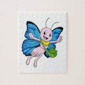 Vlinder met handtas legpuzzel (Verticaal)