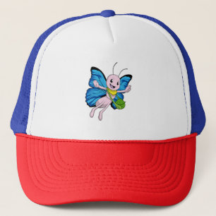 Vlinder met handtas trucker pet