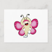 Vlinder met kostuum briefkaart (Voorkant)