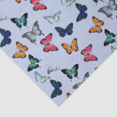 Vlinder met meerdere kleuren en aangepaste achterg tissuepapier (Detail)