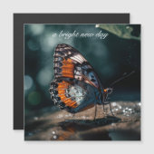 Vlinder met waterreflectie in het zonlicht (Voorkant / Achterkant)