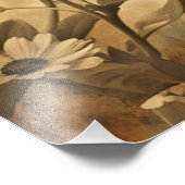  Vlinder met Witte Bloemen Foto Afdruk (Hoek)