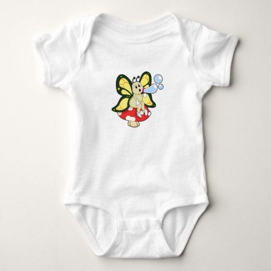 Vlinder met Zeepbellen Romper (Voorkant)