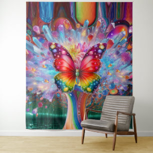 Vlinder Metamorfose Wandkleed
