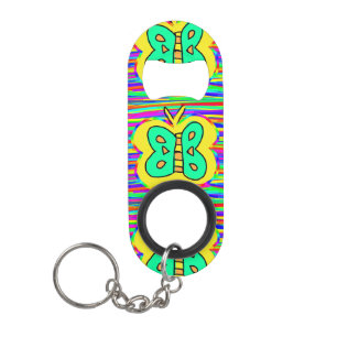 vlinder mini flessenopener