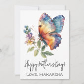 Vlinder Moederdag kaart, cadeau voor mama Kaart (Voorkant)