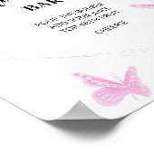 Vlinder \ Mom-osa bar Poster (Hoek)