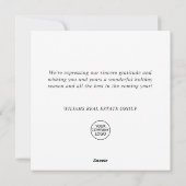 Vlinder Monarch Kerst Bedrijfs Groet Hol Feestdagenkaart (Achterkant)