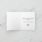 Vlinder Monarch Kerst Bedrijfsbegroeting Feestdagen Kaart (Binnen)