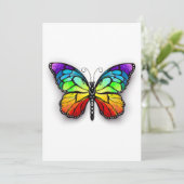 Vlinder Monarch Zonnebloem Aankondiging (Staand voorkant)
