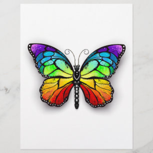 Vlinder Monarch Zonnebloem Flyer