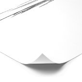 Vlinder monochrome print / poster (Hoek)