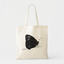 Vlinder Monochroom Boodschappentas Tote Bag