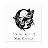 Vlinder Monogram Letter G Uit de Bibliotheek Van Zelfinktende Stempel (Design)