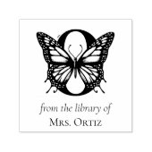 Vlinder Monogram O Uit de Bibliotheek Van Zelfinktende Stempel (Design)