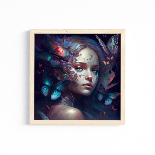 Vlinder mooi fantasy Poster