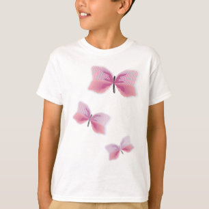Vlinder Mooie Aloha Hawaiian Blossom bruiloft T-shirt