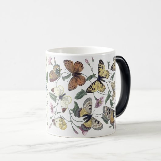  vlinder & mot Giant Coffee Mok (Voorkant rechts)