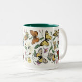 vlinder & mot Giant Coffee Mok (Voorkant rechts)
