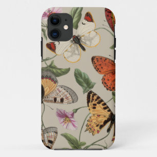 Vlinder Mot Natuur Collectie Tekening Case-Mate iPhone Case