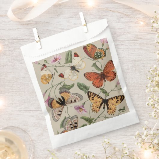 Vlinder Moth Natuur Collectie Tekening Bedankzakje (Geknipt)