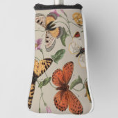 Vlinder Moth Natuur Collectie Tekening Golfheadcover (Draai 90)
