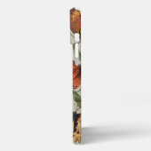 Vlinder Moth Natuur Collectie Tekening iPhone Hoesje (Linkerkant)