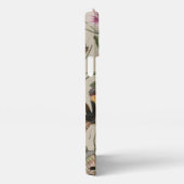 Vlinder Moth Natuur Collectie Tekening iPhone Hoesje (Rechterkant)