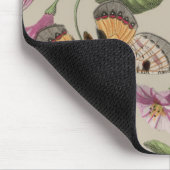 Vlinder Moth Natuur Collectie Tekening Muismat (Hoek)