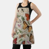 Vlinder Moth Natuur Collectie Tekening Schort (Insitu)