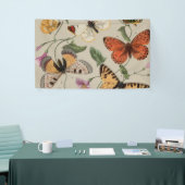 Vlinder Moth Natuur Collectie Tekening Spandoek (Beurs)