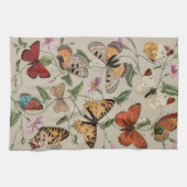 Vlinder Moth Natuur Collectie Tekening Theedoek (Horizontaal)
