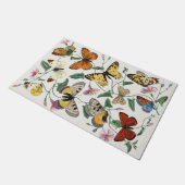  vlinder & motschilderij deurmat (Schuin)