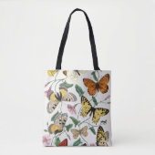 vlinder & motschilderij tote bag (Voorkant)