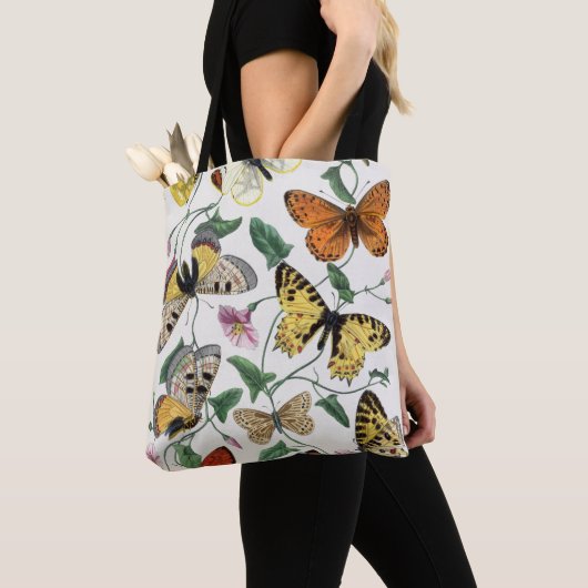 vlinder & motschilderij tote bag (Dichtbij)