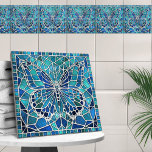Vlinder Mozaïek - Ocean Blues Tegeltje<br><div class="desc">Vlinder Mozaïek - Ocean Blues</div>
