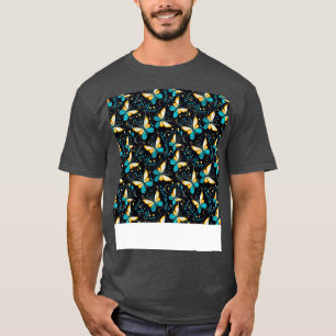 Vlinder Naadloos Patroon Boho Schattige Lente Inse T-shirt