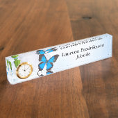 Vlinder Naambordje (Zijkant)