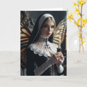 Vlinder non Alle gelegenheden Kaart (Gele Bloem)