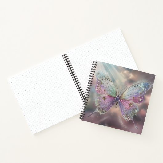 vlinder notitieboek (Binnen)