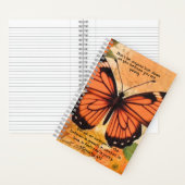 Vlinder Notitieboek 1 Timoteüs 4:12 (Binnen)