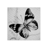  vlinder nr. 1 Waterverf kunst Rubberstempel (Afrduk)